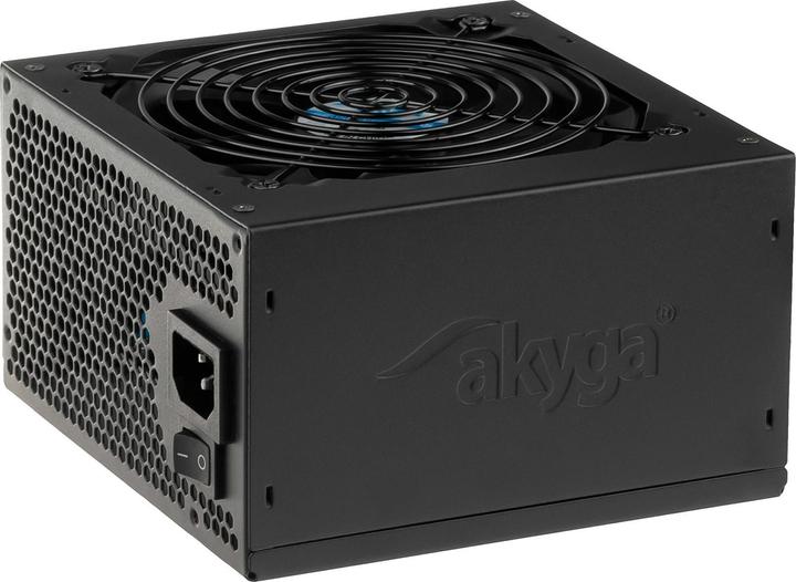 Actual product image Akyga AK-B1-700BE ATX Power Supply 700W Juodas EDITION P4+4 PCI-E SATA PPFC 12 cm (700 W)