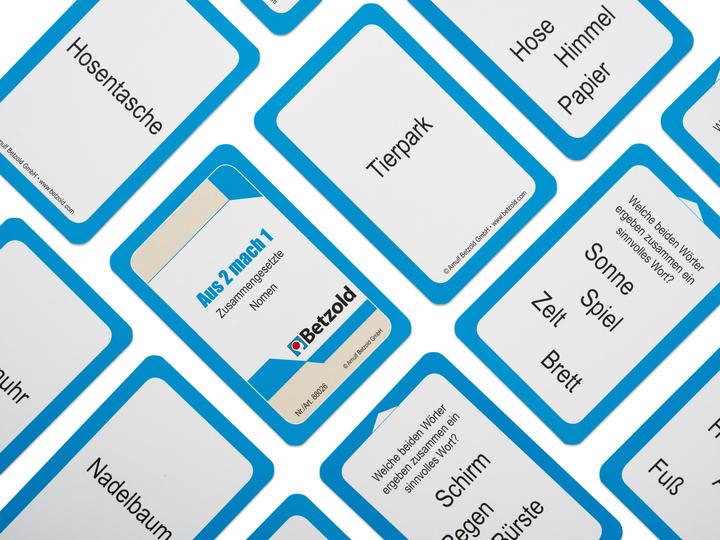 Actual product image Betzold Compound Nouns - Magic Cylinder Card Set (German)