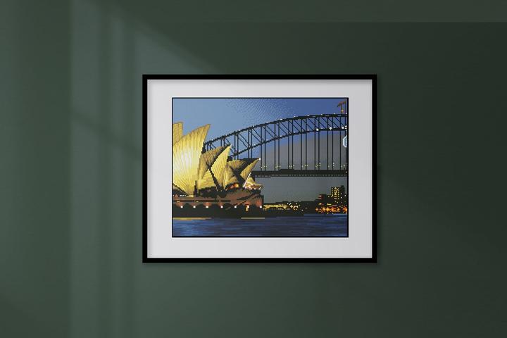 Produktbild Diamond Dotz Diamond Painting Sydney bei Nacht