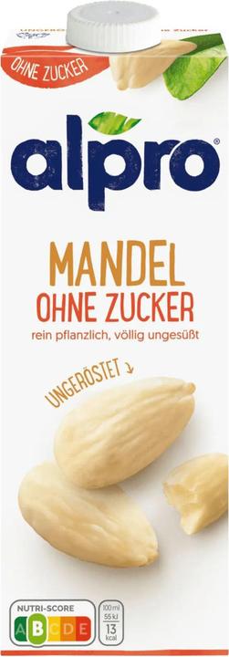 Produktbild Alpro Mandel ohne Zucker (1 x 100 cl)