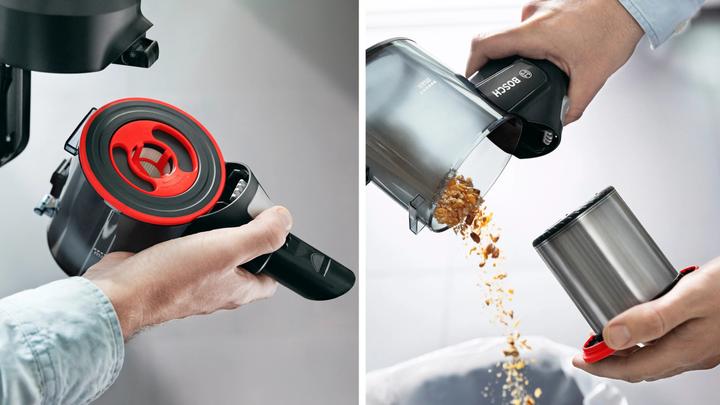 Produktbild Bosch Hausgeräte BCS712XXL, Beutellos, Schwarz, 0,3 l, Trocken, Filterung, 82 dB
