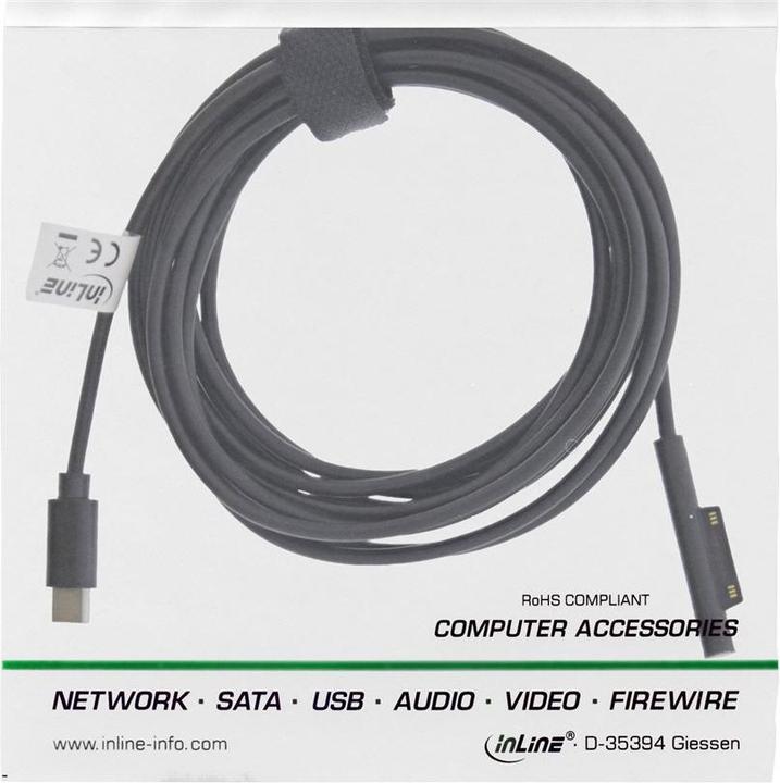 Produktbild InLine USB C — Surface Ladekabel