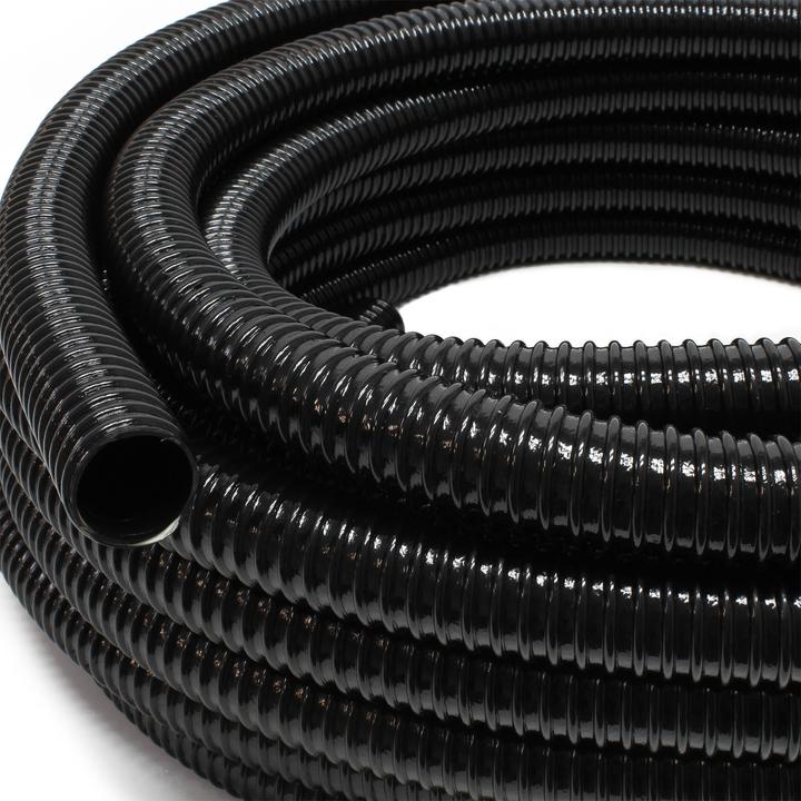 Produktbild Wiltec 25m Förderschlauch Spiralschlauch 50mm (2") schwarz Saugschlauch