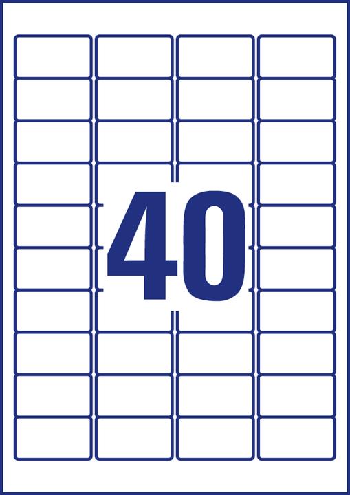 Actual product image Avery Recycling address labels