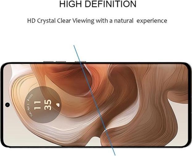 Actual product image MU Budget Protective glass screen protector (1 Piece, Motorola Edge 50 Ultra)