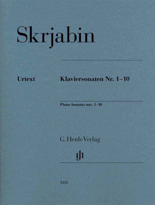 Actual product image Klaviersonaten Nr. 1-10 (English, French, German, Alexander Scriabin, Valentina Rubcova, 2019)
