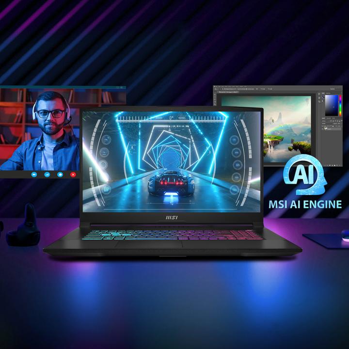 Produktbild MSI Katana A17 AI (17.30", AMD Ryzen 9 8945HS, 16 GB, 1000 GB, CH)