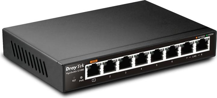 Draytek Switch VigorSwitch G1080 8 Port (8 Ports)