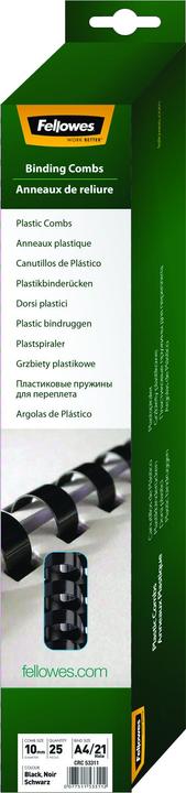 Actual product image Fellowes Binder spine 10mm, 21 rings