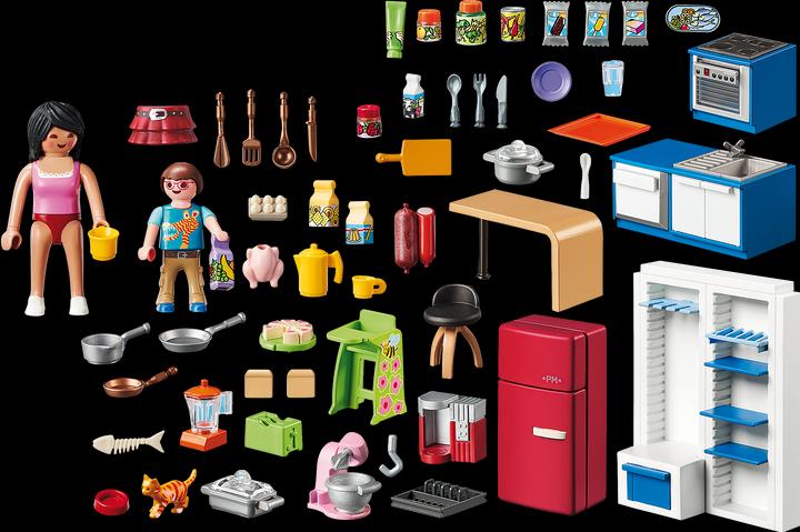 Immagine prodotto Playmobil Cucina familiare (70206, Casa delle bambole Playmobil)