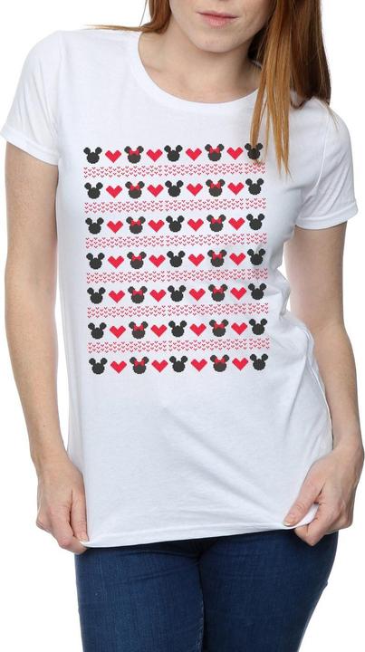 Produktbild Disney Mickey And Minnie Christmas Hearts TShirt (M)