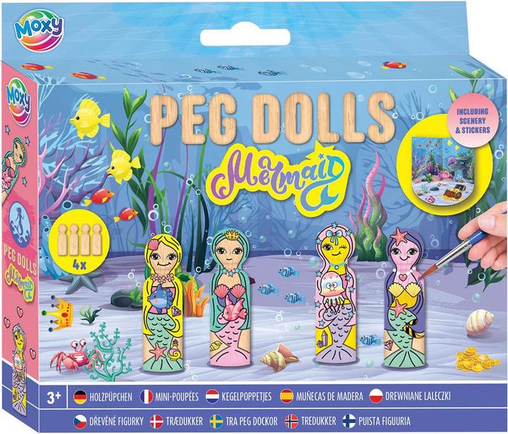 Actual product image Grafix Wooden cone doll making set - mermaid