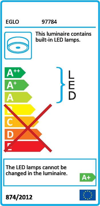 Energie-Label EGLO Romao (5800 lm)