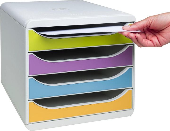 Immagine prodotto Exacompta Schubladenbox BIG BOX, 4 Schubladen, Pop N'Co (A4+)