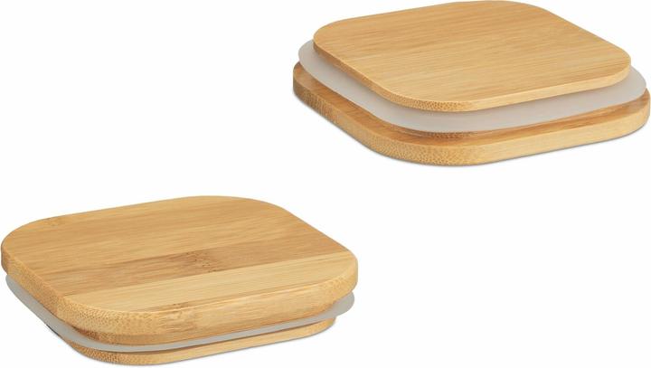 Actual product image Relaxdays Wooden flower pot (30 cm)