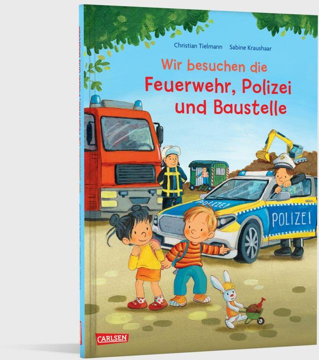 Image du produit Livres d'images Max : nous rendons visite aux pompiers, à la police et au chantier de construction (Allemand)