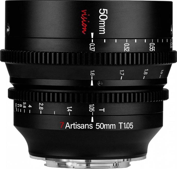 7artisans 50 mm T1.05 (Sony E, APS-C / DX)