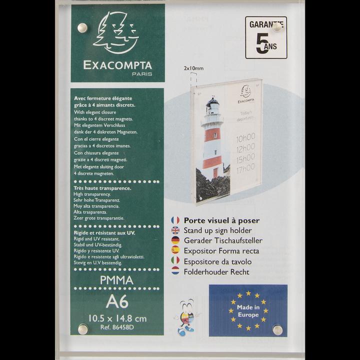Actual product image Exacompta Sign holder photo (A6)