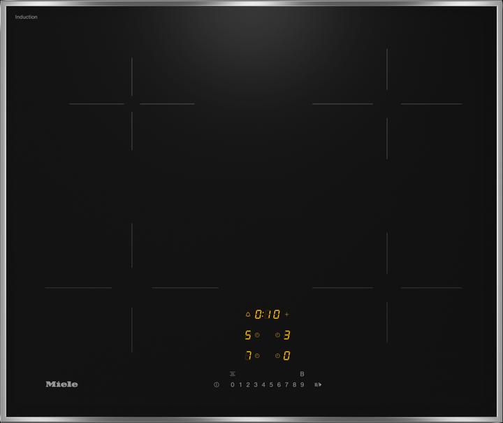 Image du produit Miele KM 7361 FR sw table de cuisson induction56cm cadre Ed 56x49cm autarcique