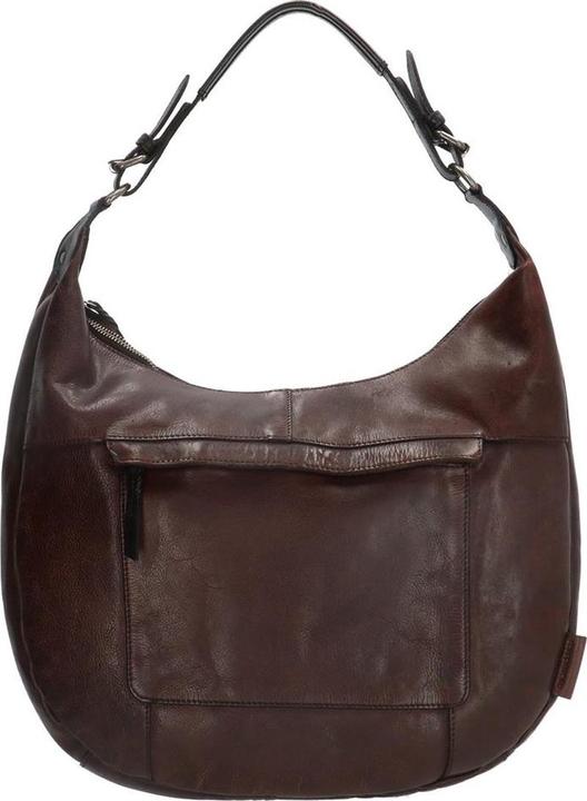 Hide & Stitches Micmacbags Highland Park Umhängetasche - Dunkelbraun - 100% Leder