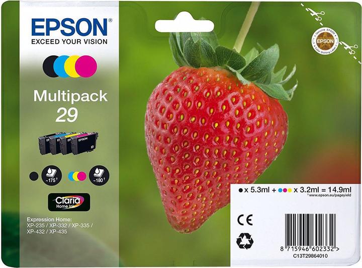 Produktbild Epson 29 Claria Home Multipack (M, BK, C, Y)