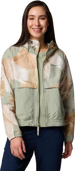 Actual product image Columbia Women's Spire Valley™ Printed Hooded Windbreaker (XL)