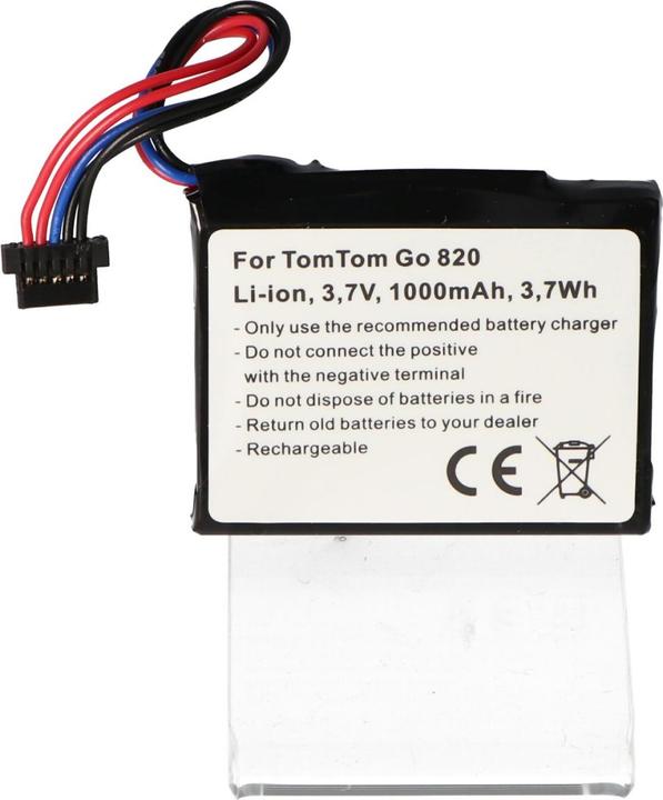 Produktbild TomTom Akku G0 825, Go 820, Go Live 820, Go Live 825 Akku AHL03711022, AHL03711023, VF6M