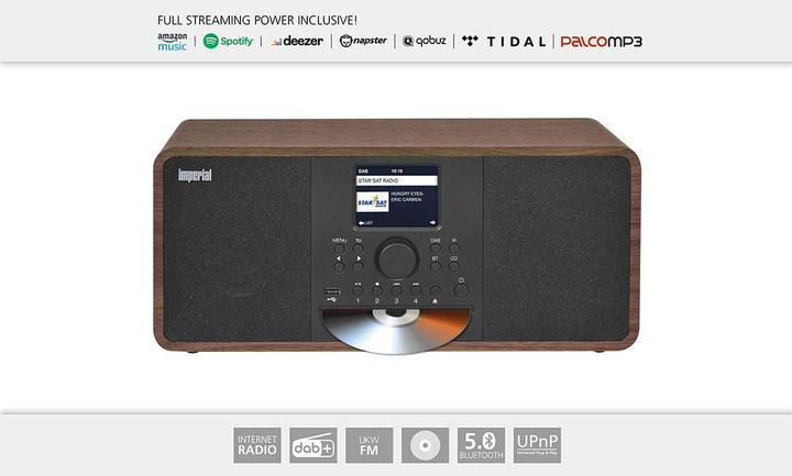 Actual product image Imperial Dabman i205 CD (Web radio, DAB+, VHF, FM, Bluetooth, Wi-Fi)