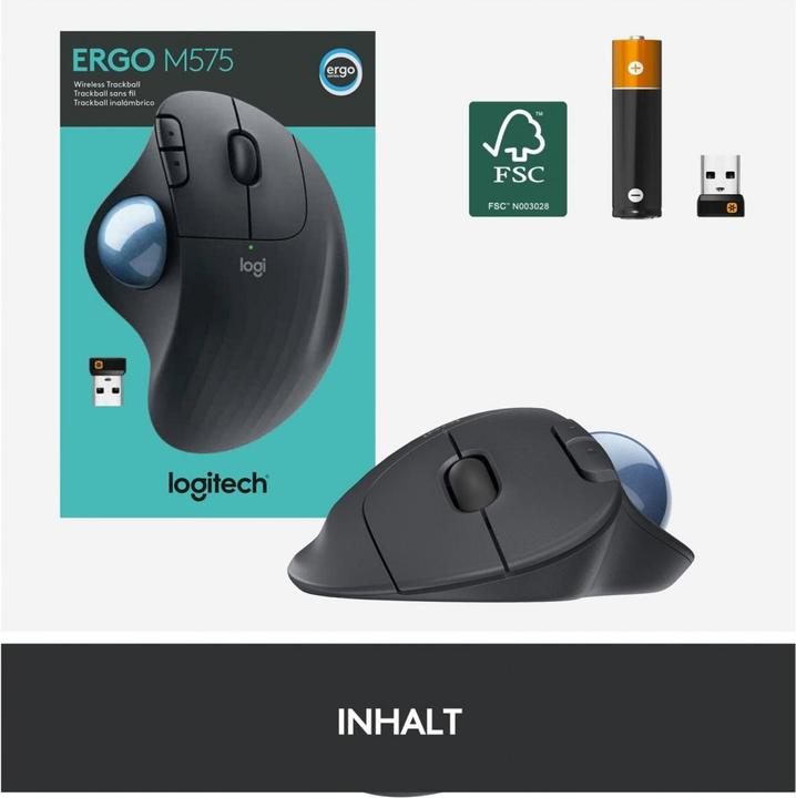 Actual product image Logitech Ergo M575 (Wireless)