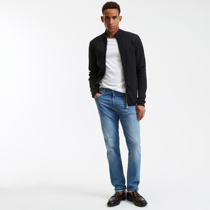 Immagine prodotto La Redoute Collections Cardigan in lana merino con cerniera (S)