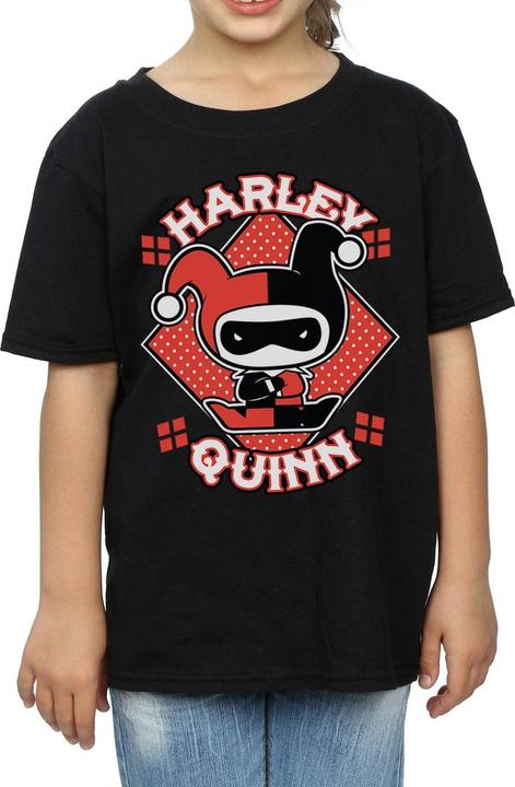 Immagine prodotto Harley Quinn Maglietta Chibi Ragazze (152, 158)