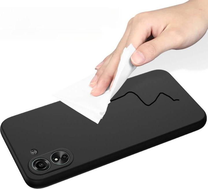 Image du produit Cover-Discount Xiaomi Poco C65 / Redmi 13C - Housse en caoutchouc silicone noir (Xiaomi Poco C65, Xiaomi Redmi 13C)