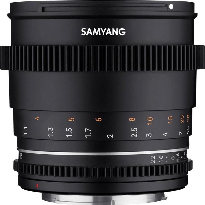 Produktbild Samyang MF 85mm T1,5 VDSLR MK2 Canon RF (Canon RF, Vollformat, APS-C / DX, Micro Four Thirds)