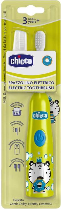 Image du produit Chicco Brosse à dents électrique, TIGER - 3Y+ - Avec pile remplaçable (Brosse à dents oscillo-rotative)