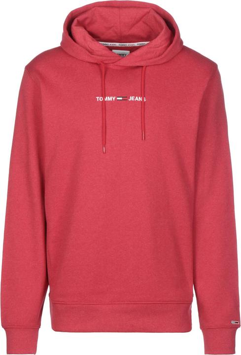 Produktbild Tommy Hilfiger Tommy Jeans Straight Logo Hoodie deep crimson (M)