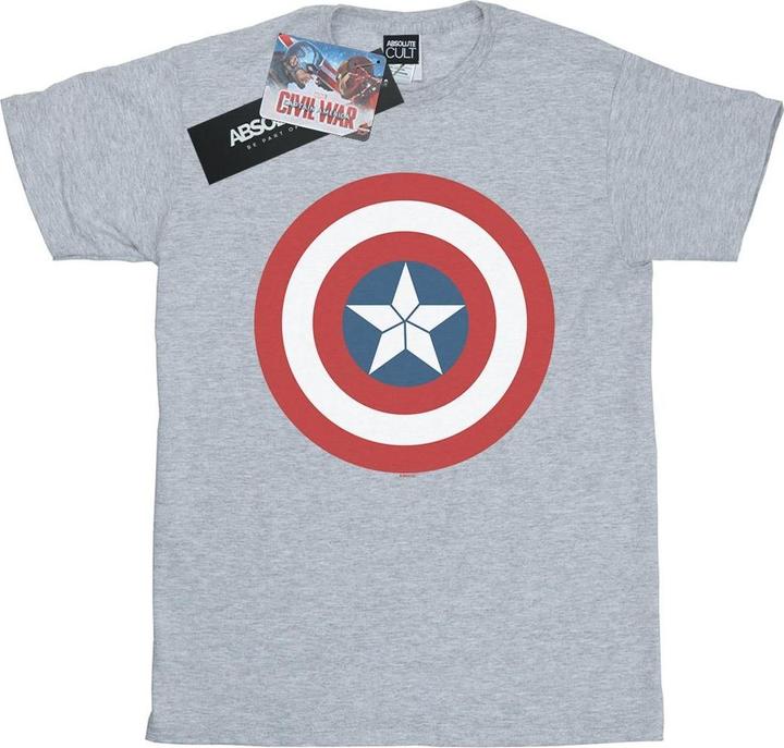 Immagine prodotto Captain America Civil War Shield Maglietta Ragazzi (152, 158)