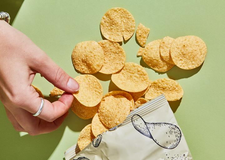 Actual product image KoRo Organic lentil crisps with sea salt (100 g)
