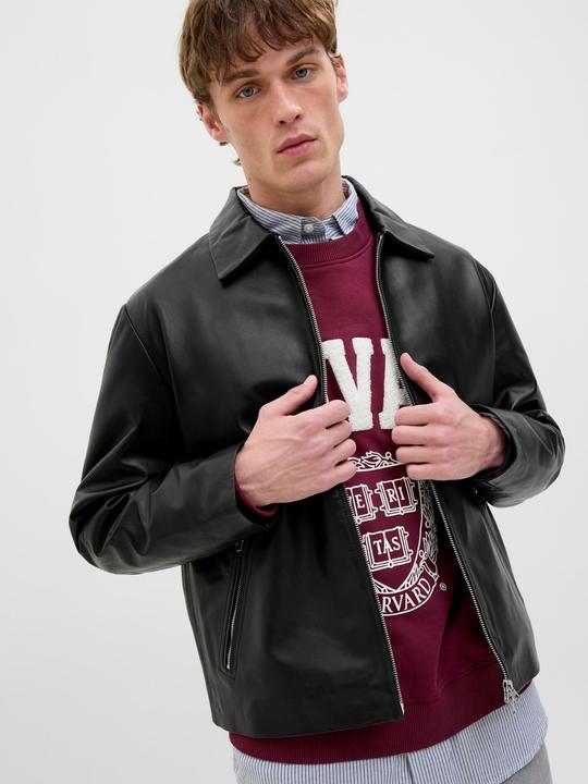 Produktbild Jack & Jones Lederjacke Lederjacke (L)