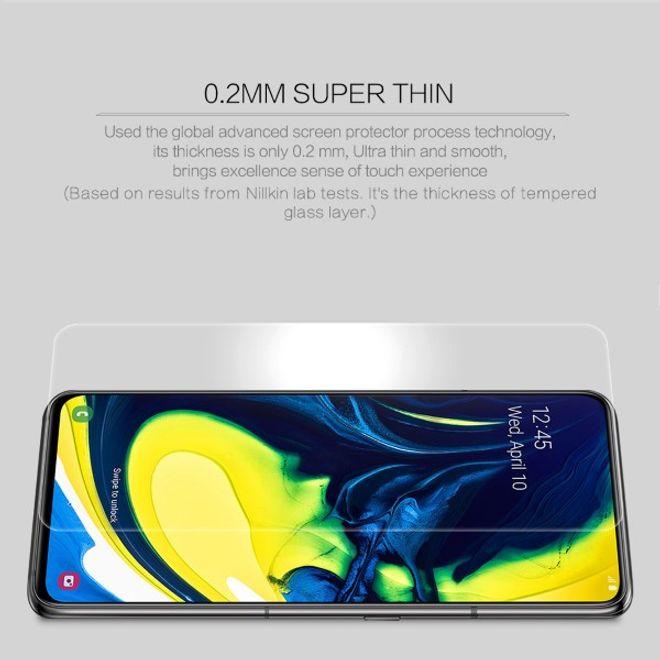 Actual product image Nillkin H+ PRO protective glass (1 Piece, Samsung Galaxy A80)
