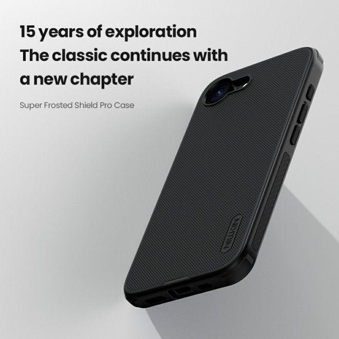 Actual product image Nillkin Super Frosted Shield Pro Series Hardcase Hülle (Apple iPhone 16e)