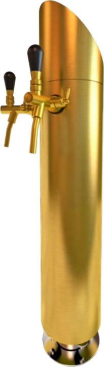 Produktbild Ich-zapfe Schanksäule, 2-leitig, Modell Tower, Ø 114mm