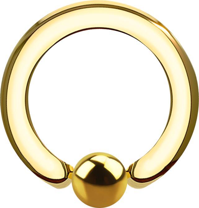 Immagine prodotto Star Piercing Anello di chiusura a sfera placcato oro (Acciaio chirurgico 316L, senza ottone)