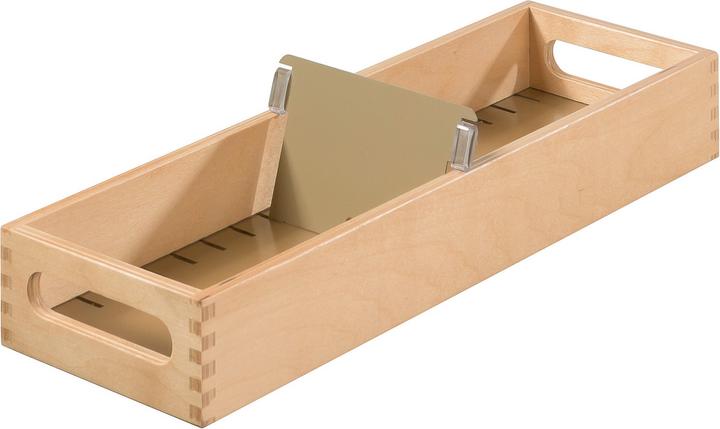 Actual product image Han Wooden card index box (A7, Across)