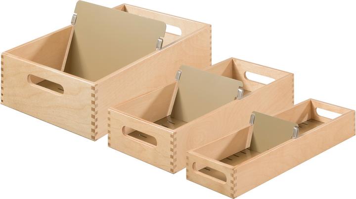 Actual product image Han Wooden card index box (A7, Across)