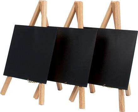 Produktbild Securit Tisch-Kreidetafel MINI mit Staffelei, buche