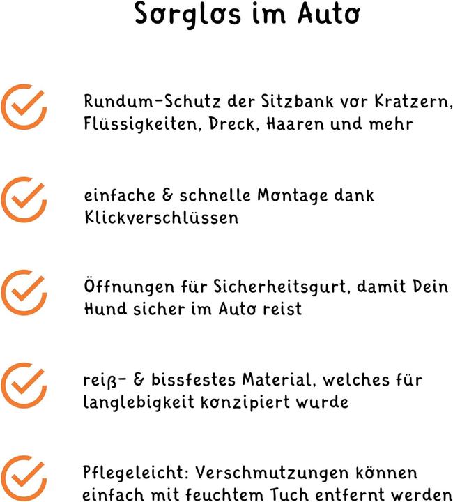 Produktbild Floxik Autoschondecke (Hund, Katze, Waschbar, Faltbar)