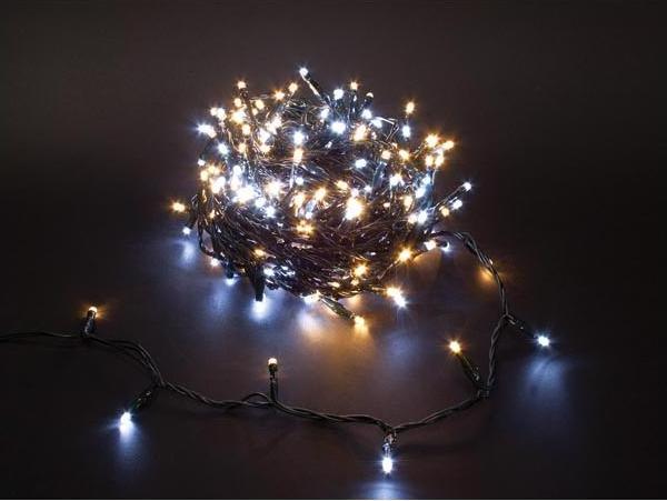Actual product image Light Creations Duolight - 20 m - 300 LEDs - white and warm white - green cable - modulator - 24 V (20 m)