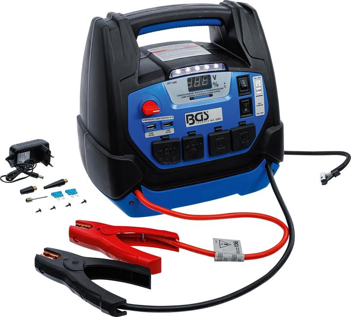 Produktbild BGS Multifunktions-Starthilfegerät & Mobile Stromversorgung 5-in-1 18 Ah (1250 A, 18000 mAh)