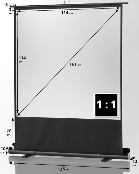 Image du produit Celexon Ultramobil Plus Professional 120x120 cm (63.39", 1:1)