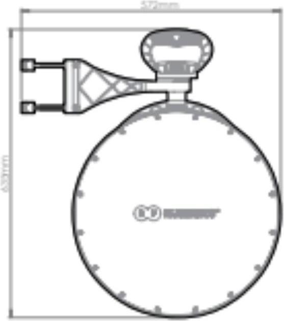 Actual product image RF-Elements UltraHorn TP 5-24 - 24 dBi - 11° - 11° - horn antenna - IP55 - 160 km/h